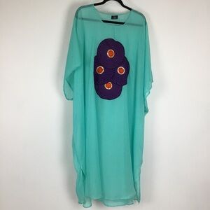 OSFA Sheer Beach Resort Cruise Pool Cover Up